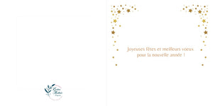 Cartes de vœux des Fêtes : ''Meilleurs Vœux - Champagne''